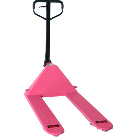 Vestil&#153; Pallet Truck 5500 lb. Capacity 27""W x 48""L Forks Pink