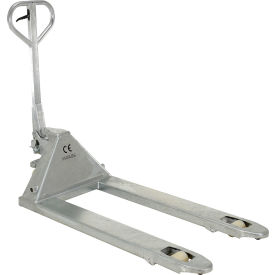 Vestil&#153; Pallet Truck Galvanized Steel 5500 lb. Capacity 27""W x 48""L Forks