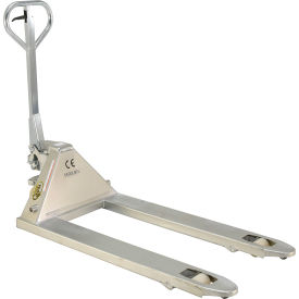 Vestil&#153; Pallet Truck Steel Zinc Coated 5500 lb. Capacity 27""W x 48""L Forks