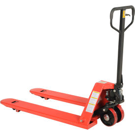 Vestil&#153; Steel Heavy Duty Side Winder Pallet Truck 3000 lb. Cap 27""W x 48""L Forks