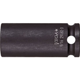 Vega&#153; 3/8"" Square Drive 15mm 12 Point Long Length Impact Socket