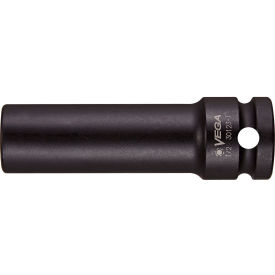Vega&#153; 1/2"" Square Drive 19mm 6 Point Long Length Thin Wall Impact Socket