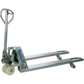 Wesco&#174; Galvanized Steel Manual Pallet Jack 5500 lb. Capacity 27""W x 48""L Forks