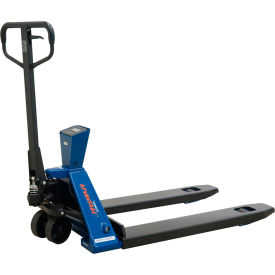 Wesco&#174; Advantage Pro Max Manual Pallet Jack Scale Truck 4400 lb. Capacity 27""W x 45""L Forks