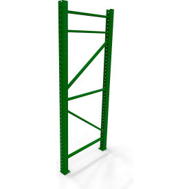 Husky Rack & Wire Pallet Rack Teardrop Upright Frame - 36""D x 120""H