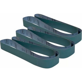 JET&#174; Zirconium Oxide Belt 2"" x 48"" 80 Grit Pack of 3