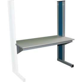 WSI ESD Modular Workbench Adder C2-SPA-E3072-75WGB C2 Series 30""D X 72""W X 75""H White Laminate
