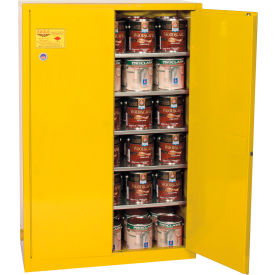 Eagle Paint/Ink Safety Cabinet with Manual Close - 60 Gallon Yellow