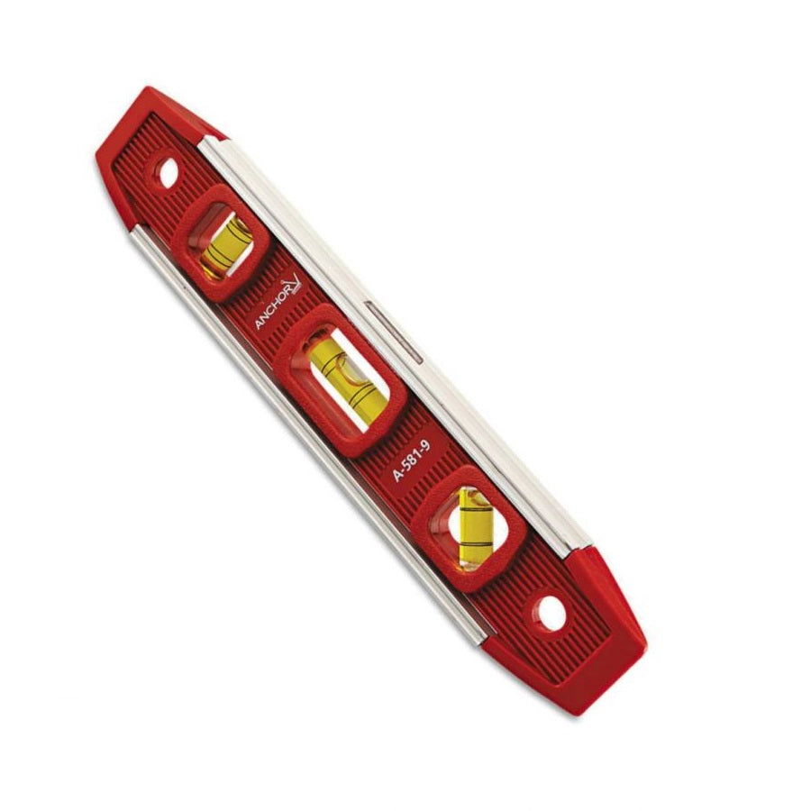 Anchor Brand A5819 Magnetic Torpedo Level 9inch Aluminum Pack of 1
