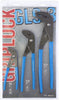 Channellock GLS-3 Tongue and Groove Plier Set - 3 Pc Set with 6.5", 9.5", 12.5" Pliers with Offset Head and Channellock Blue Grips
