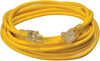 Woods 25878802 25ft SJTW 12/3 Outdoor Ext Cord W/Lighted End, 25 Feet, Yellow Pack of 1