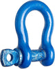Campbell 419-S Screw Pin Anchor Shackles Drop-Forged Carbon Steel Painted Blue- 3/4" Trade, 4-3/4 ton Working Load Pack of 1