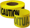 Empire Level 272-71-1001 Barricade Tape 3-Inch Caution 1000-Feet Yellow Pack of 1