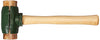 Garland Mfg 31004 Split Head Rawhide Hammer, Wood Handle, 2" 14" Handle, Rawhide Wood Color Pack of 1