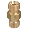 QWORK Heavy Duty Brass Hose Coupler Fitting: 2-Pack Connection Adapter with Tight Seal