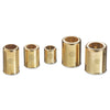 Breezliy 150-Piece  Ferrule Brass Fitting Kit: 4 Sizes for 1/4" to 1/2" OD Pipes