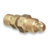 Western Enterprises 810 Brass Cylinder Adaptors, from CGA-580 Nitrogen to CGA-320 Carbon Dioxide Pack of 1