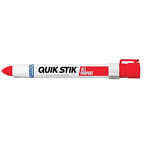 Markal 61049 Quik Stik Twist Long-Lasting Solid Paint Red Pack of 12