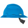 MSA 454-463943 V-Gard Polyethylene Standard Slotted Hard Cap Blue Staz-On Pack of 1