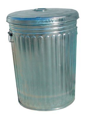 Magnolia Brush Galvanized Silver Metal Bin - Non Corrosive