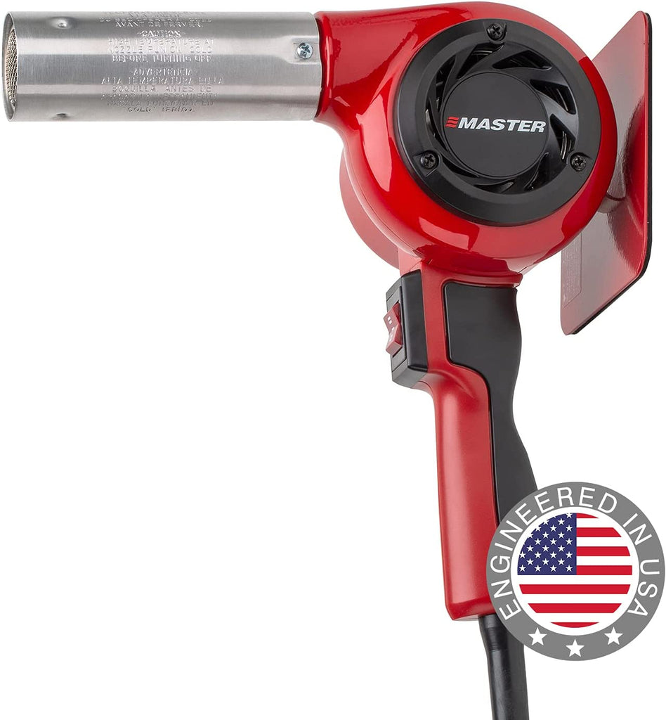 SEEKONE 1800W Industrial Heat Gun Kit with Variable Temperature Control and 4 Nozzles