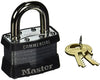 Master Lock 470-1DCOM Laminated Steel Pin Tumbler Padlocks 5/16"Carded Silver Pack of 4