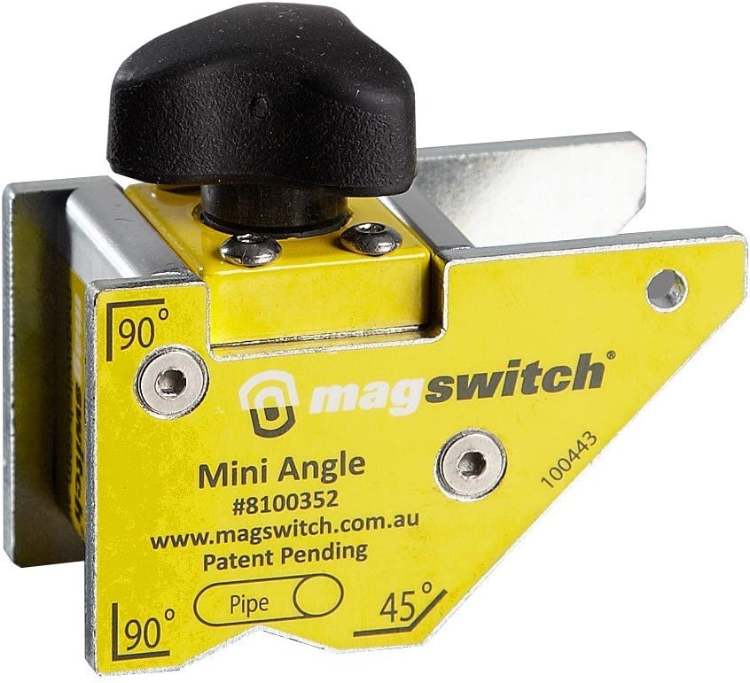 Magswitch 474-8100352 Mini Angle Welding Magnet 80 lb Capacity Pack of 1