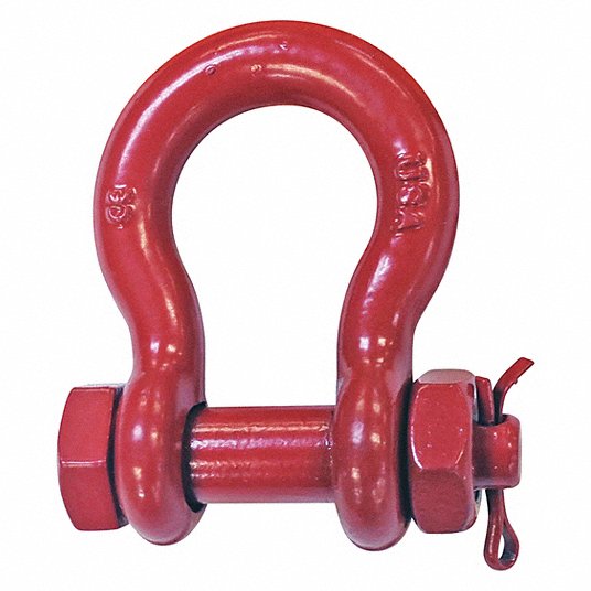 Columbus McKinnon 7/16 Anchor Painted Screw Pin Anchor Shackle Pack of 1
