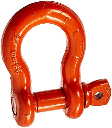 Columbus McKinnon 7/16 Anchor Painted Screw Pin 10T Shackle Pack of 1