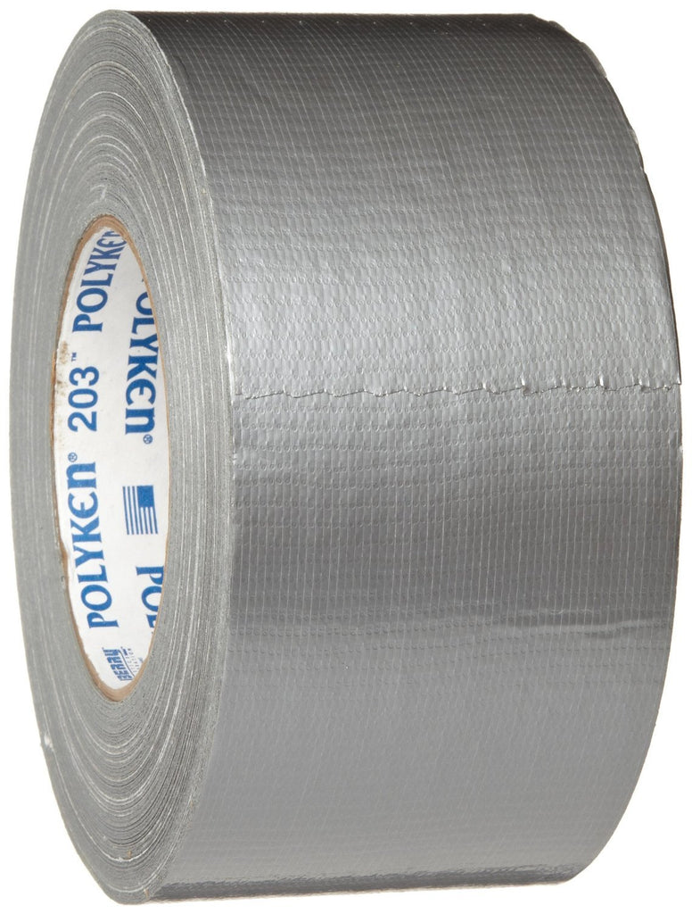 Polyken 573-1086555 General Purpose Duct Tapes Silver 2 in x 60 yd x 9 mil Pack of 1