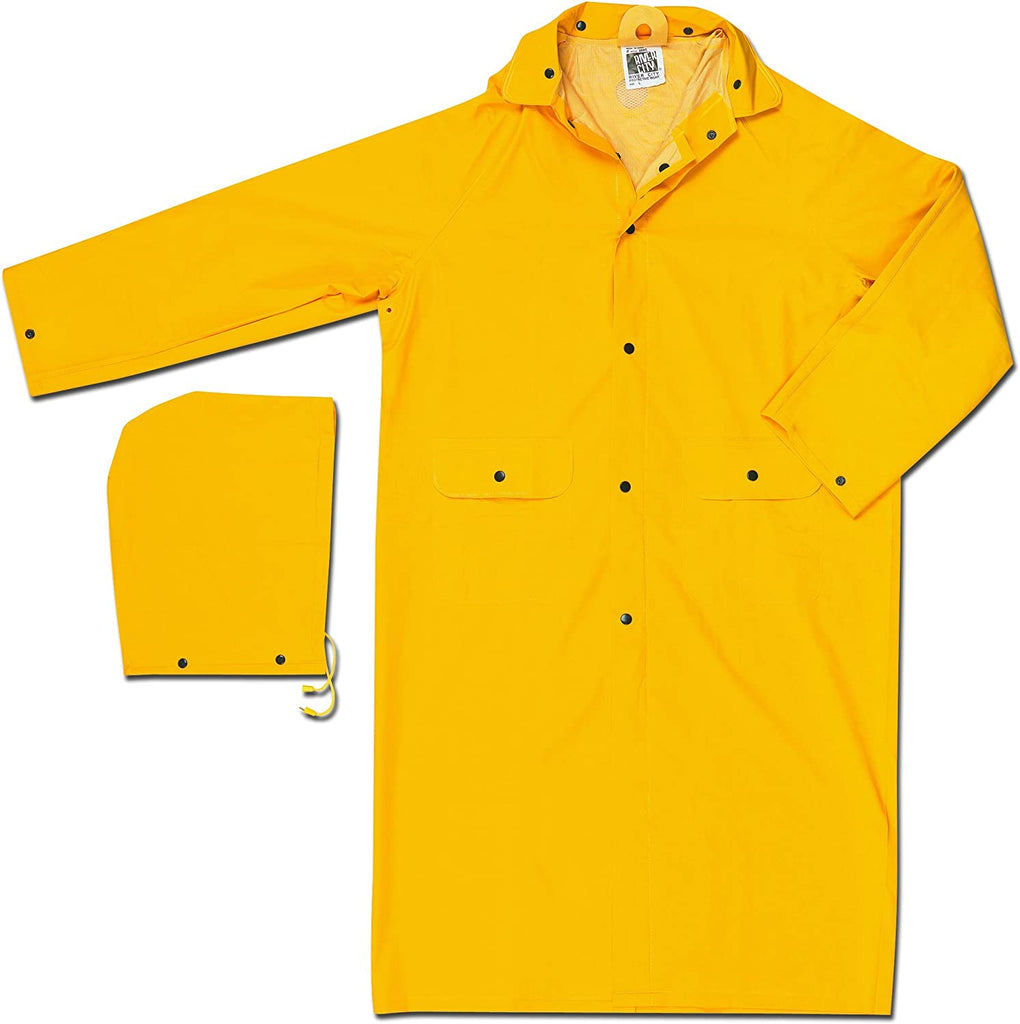 MCR Safety Classic PVC Polyester Coat with Detachable Hood