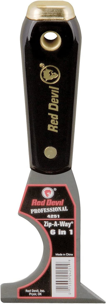 Red Devil 6-in-1 Painter's Tool 1-Pack Black Pack of 1