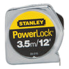 Stanley 680-33-215 12-Feet by 1/2-Inch PowerLock Tape Rule Pack of 1