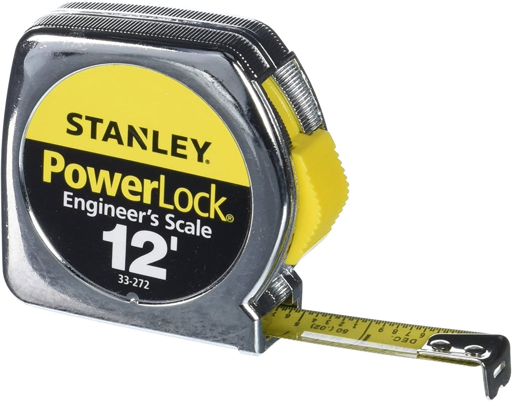 Stanley tape measure- engineer’s scale with metal case