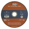 WEILER 804-56282 Aluminum Oxide Cutoff Wheel 60 GRIT FINE Grade Pack of 1