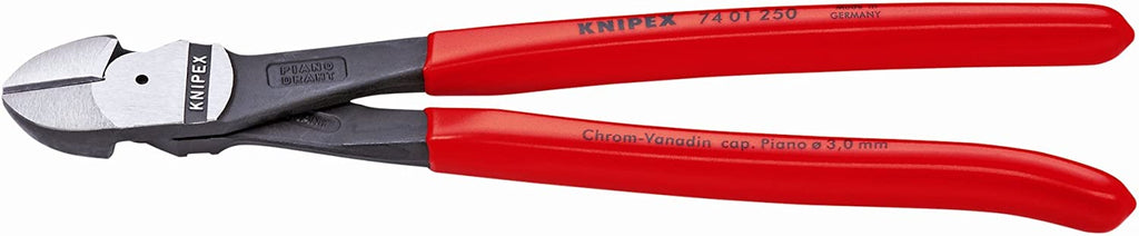 KNIPEX  Wire Cutter Diagonal Cutting Pliers Micro Flush cut Side cutters Red/Silver Pack of 1