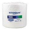 TaskBrand N-V030JPW Interfold Heavy Duty Wipers in Dispenser Boxes White 950 Wipes